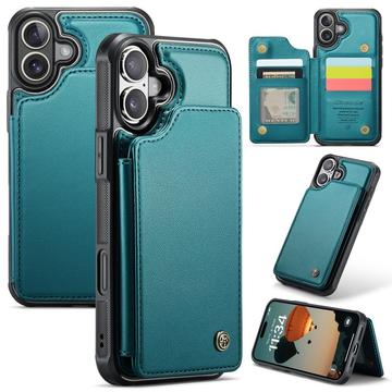 Custodia per iPhone 16 Caseme C22 Portafoglio RFID - Verde