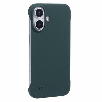 Custodia in Plastica Senza Cornice per iPhone 16 - Verde Scuro