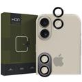 Proteggi Obiettivo Fotocamera Hofi Camring Pro+ per iPhone 16/16 Plus - Bordo Nero