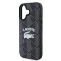 Custodia iPhone 16 Lacoste Blend Monogram - Compatibile con MagSafe - Nera