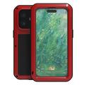Custodia Ibrida Love Mei Powerful per iPhone 16 - Rossa
