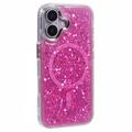 Custodia epossidica Glitter Sequin per iPhone 16 compatibile con MagSafe