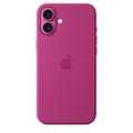 Custodia in Silicone per iPhone 16 Plus Apple con MagSafe MYYE3ZM/A - Fucsia