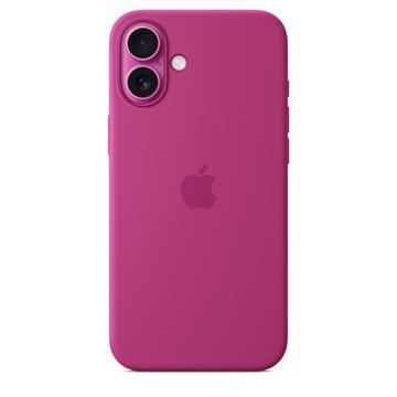 Custodia in Silicone per iPhone 16 Plus Apple con MagSafe MYYE3ZM/A - Fucsia