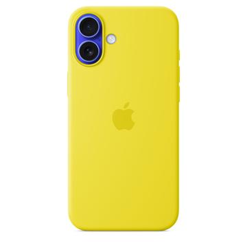 Custodia in Silicone per iPhone 16 Plus Apple con MagSafe MYYG3ZM/A - Frutto di carambola