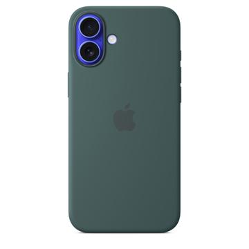 Custodia in Silicone per iPhone 16 Plus Apple con MagSafe MYYH3ZM/A - Lago verde