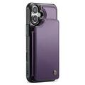 Custodia per iPhone 16 Plus Caseme C22 Portafoglio RFID - Viola