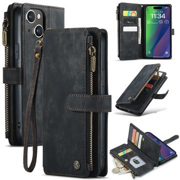 Custodia a Portafoglio Multifunzionale Caseme C30 per iPhone 16 Plus - Nera