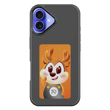 Custodia DIY E-InkCase NFC per iPhone 16 Plus - Nero