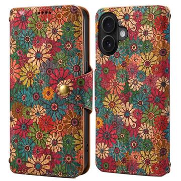 iPhone 16 Plus Custodia a portafoglio quattro stagioni - Primavera