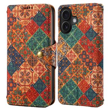 iPhone 16 Plus Custodia a portafoglio quattro stagioni - Inverno