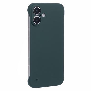 Custodia in Plastica Senza Cornice per iPhone 16 Plus - Verde Scuro