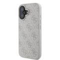 Custodia Ibrida Guess 4G Metal Gold Logo per iPhone 16 Plus - Rosa