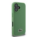 Custodia iPhone 16 Plus Lacoste Iconic Petit Pique Woven Logo - Compatibile con MagSafe - Verde