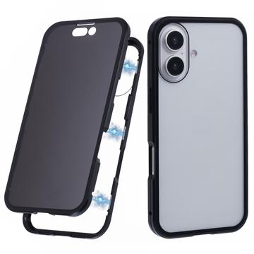 Custodia Magnetica con Vetro Temperato per iPhone 16 Plus - Privacy
