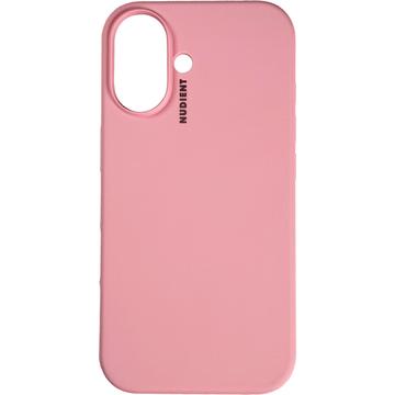 Custodia in Silicone Nudient Base per iPhone 16 Plus - Baby Rosa