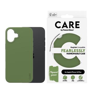 Custodia per iPhone 16 Plus PanzerGlass Care Fearlessly Fashionable - Compatibile con MagSafe - Verde