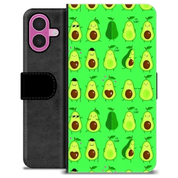 iPhone 16 Plus Custodia Portafoglio - Modello di Avocado