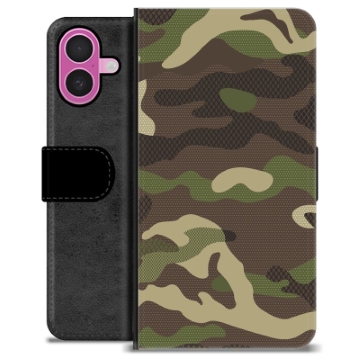 iPhone 16 Plus Custodia Portafoglio - Camouflage