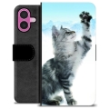 iPhone 16 Plus Custodia Portafoglio - Gatto