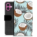 iPhone 16 Plus Custodia Portafoglio - Cocco