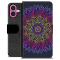 iPhone 16 Plus Custodia Portafoglio - Mandala Colorata