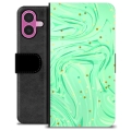 iPhone 16 Plus Custodia Portafoglio - Menta Verde