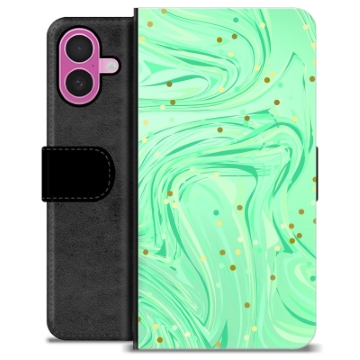 iPhone 16 Plus Custodia Portafoglio - Menta Verde