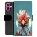 iPhone 16 Plus Custodia Portafoglio - Gallina