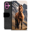 iPhone 16 Plus Custodia Portafoglio - Cavallo