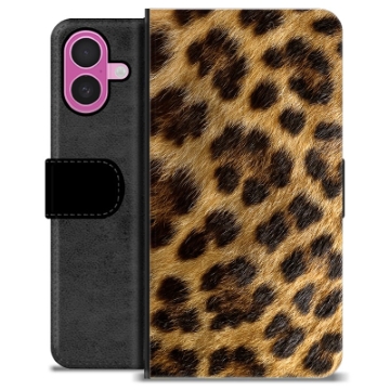 iPhone 16 Plus Custodia Portafoglio - Leopardo