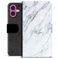 iPhone 16 Plus Custodia Portafoglio - Marmo
