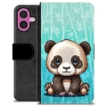 iPhone 16 Plus Custodia Portafoglio - Panda