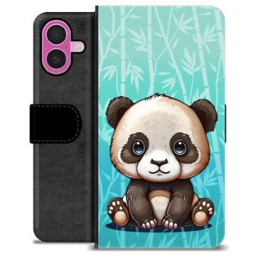 iPhone 16 Plus Custodia Portafoglio - Panda
