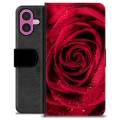 iPhone 16 Plus Custodia Portafoglio - Rosa
