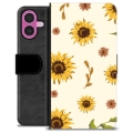 iPhone 16 Plus Custodia Portafoglio - Girasole