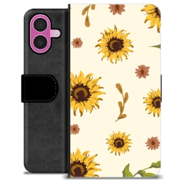 iPhone 16 Plus Custodia Portafoglio - Girasole