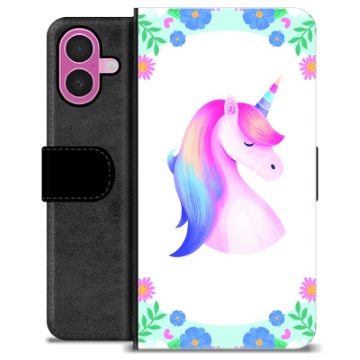 iPhone 16 Plus Custodia Portafoglio - Unicorno