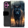 iPhone 16 Plus Custodia Portafoglio - Lupo