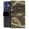 iPhone 16 Custodia Portafoglio - Camouflage