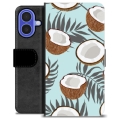iPhone 16 Custodia Portafoglio - Cocco