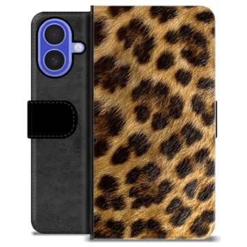 iPhone 16 Custodia Portafoglio - Leopardo