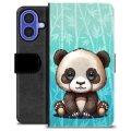 iPhone 16 Custodia Portafoglio - Panda