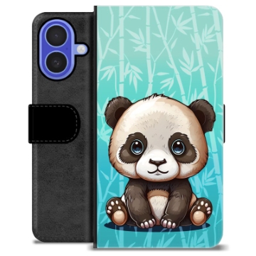 iPhone 16 Custodia Portafoglio - Panda