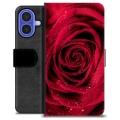 iPhone 16 Custodia Portafoglio - Rosa