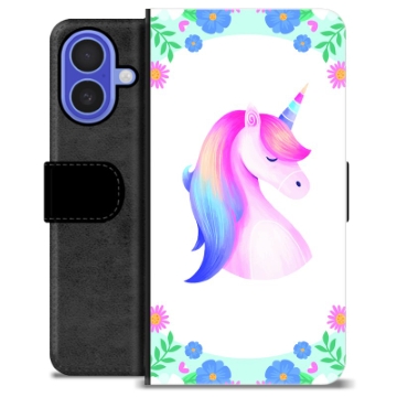 iPhone 16 Custodia Portafoglio - Unicorno