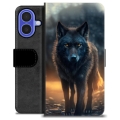 iPhone 16 Custodia Portafoglio - Lupo