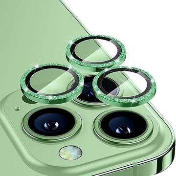 Protezione per Obiettivo Fotocamera Hat Prince Glitter per iPhone 16 Pro/16 Pro Max - Verde