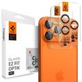 iPhone 16 Pro/16 Pro Max/17 Pro/17 Pro Max Spigen Glas.tR Ez Fit Optik Pro Proteggi Obiettivo Fotocamera - Arancione