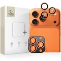 iPhone 16 Pro/16 Pro Max/17 Pro/17 Pro Max Tech-Protect Cam Ring Fit+ Obiettivo fotocamera - Arancione